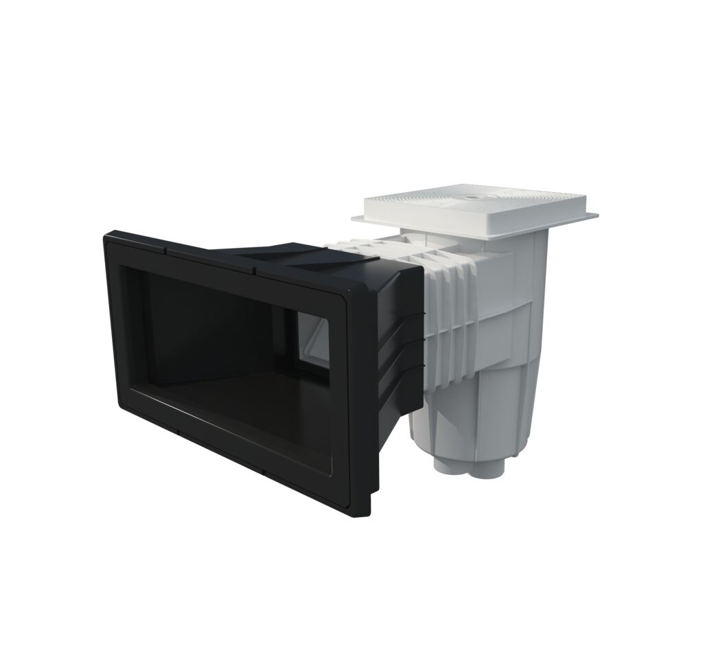 01464CL144 | Skimmer with wide opening Anthracite
