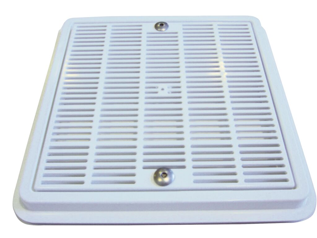 34333 | Drain grille 410 x 410 in plastic