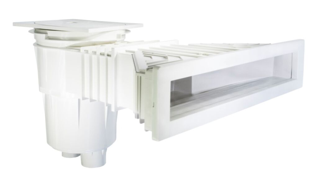 Skimmer NORM for concrete pools - White photo