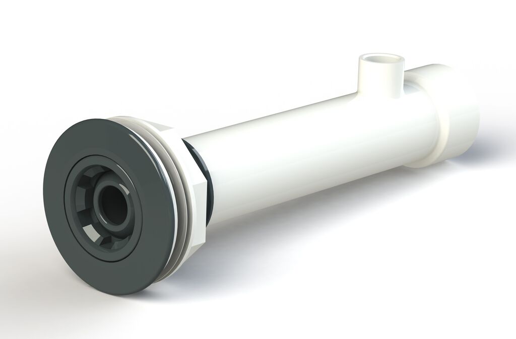 32385CL144 | Kit hidromasaj pentru piscine cu liner - lung. conducta perete 275mm, cul.  antracit