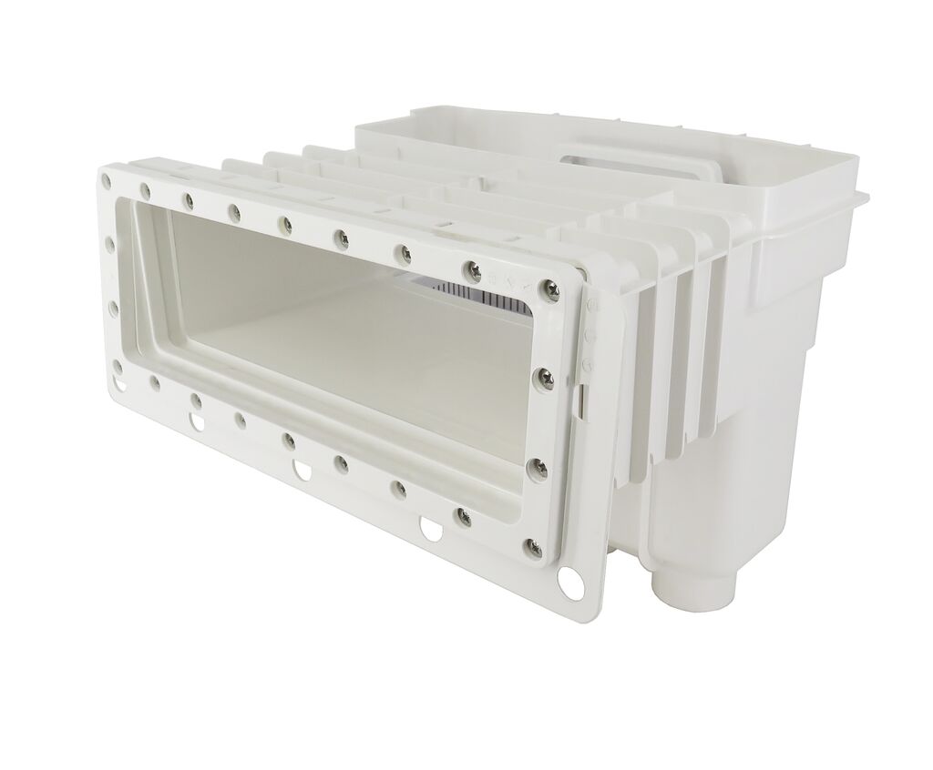 74837 | UNIK Skimmer body for polyester pool 6°, with inserts