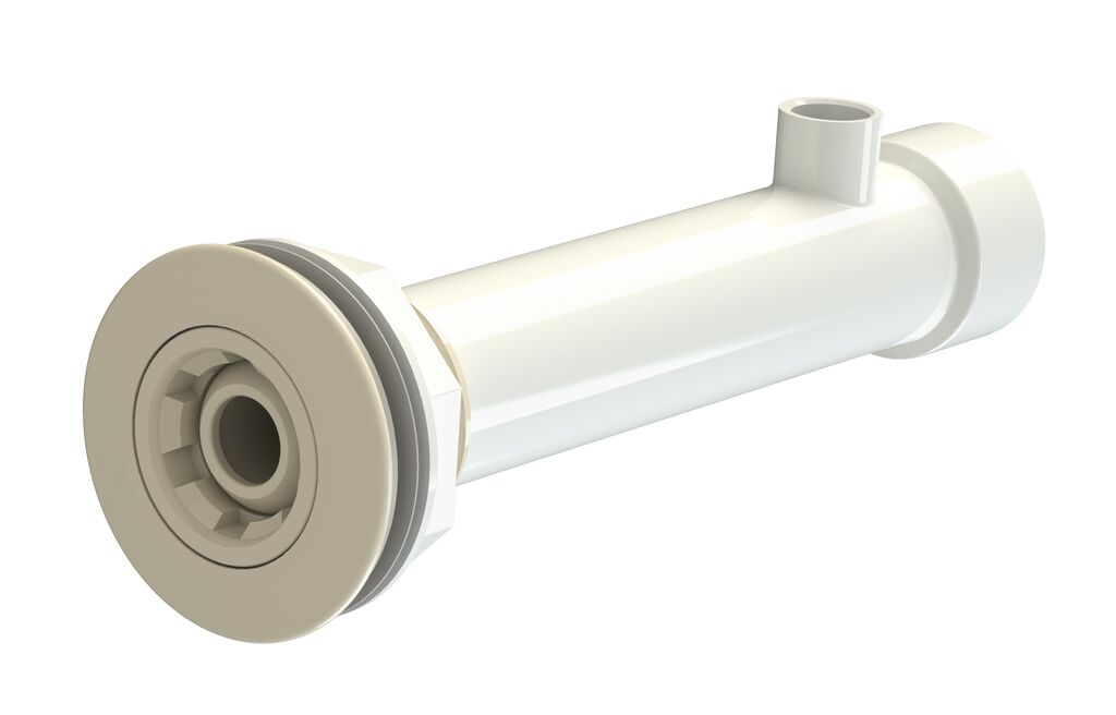 32385CL090 | Kit hidromasaj pentru piscine cu liner - lung. conducta perete 275mm, cul.bej