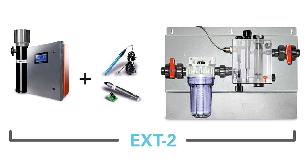 57766 | Ap NEO  50 g Cl₂/h + UV 75W + pH/PPM (EXT-2)