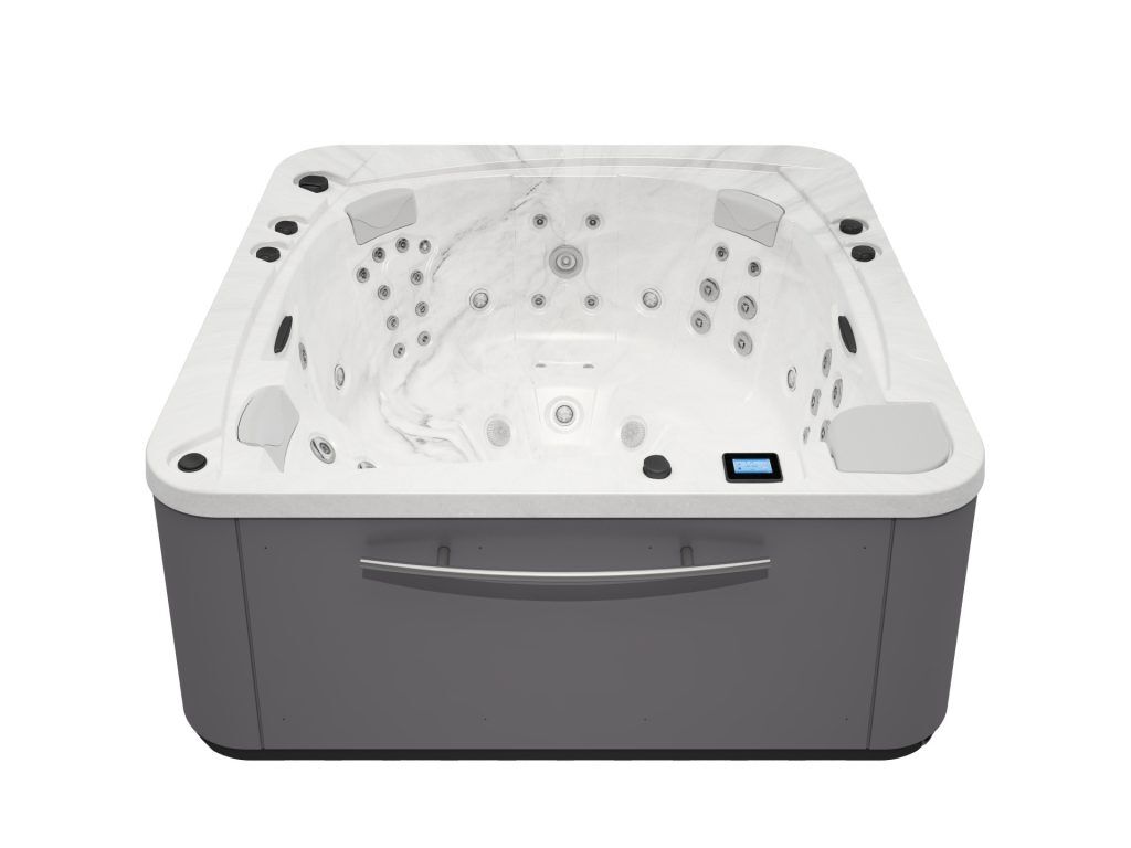 PACIFIC 70 Mueble Graphite + Jets inoxidables + Barra inoxidable + Audio Bluetooth + Wifi Touch Panel + LumiPlus + ECOSpa + Nordic Insulation + Cubierta - Sterling photo