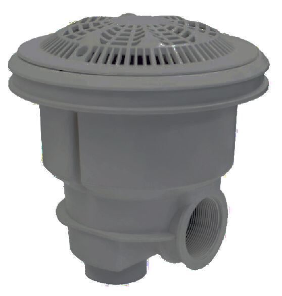 56379CL144 | Sifon NORM beton cu grilaj antivortex ABS gri antracit