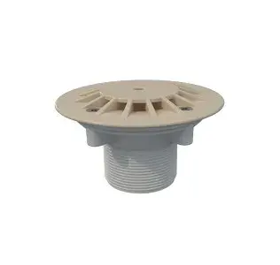 00303CL090 | Floor nozzle (2"-50mm) - for concrete pools - Beige
