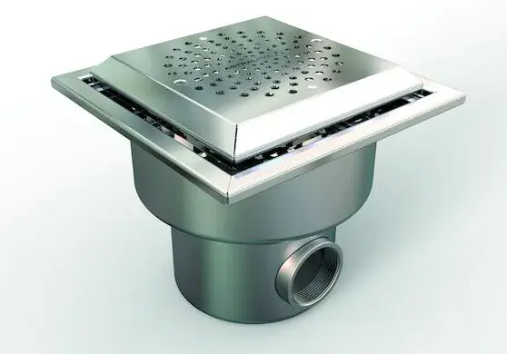 75187 | Main drain square - Flat grating - for liner pools