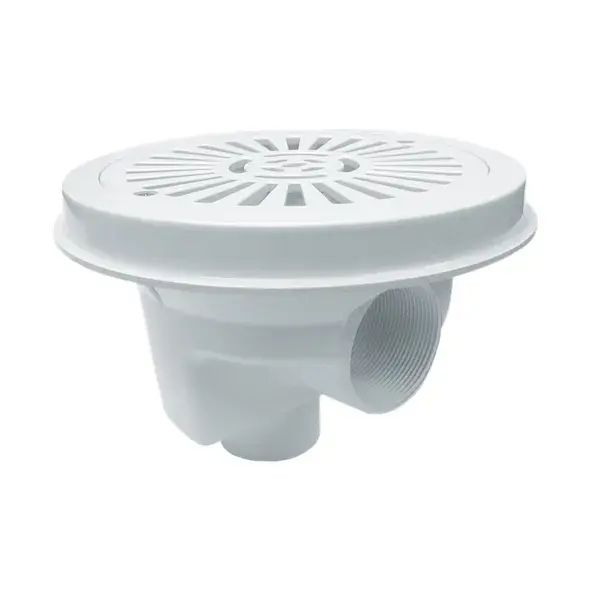 27839 | Round main drains flat grating - for concrete pools