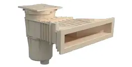 58707CL090 | NORM Skimmer 17,5l piscina beton ABS bej