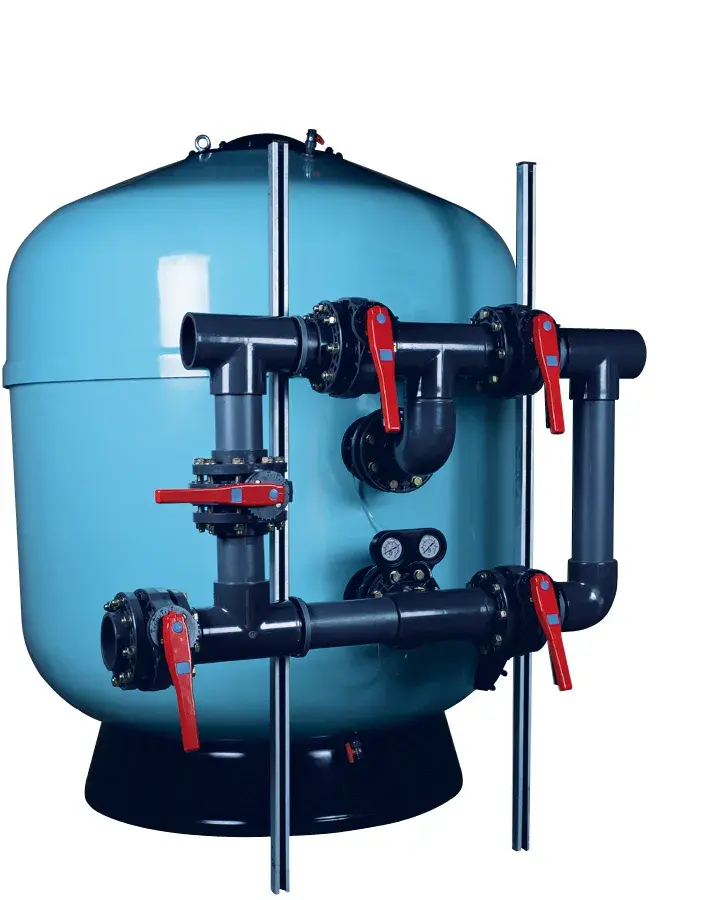 20069 | Ø 1.200 - 33/45 m3/h - Outlets 90 mm - 1m filter bed height - 2.5 bar