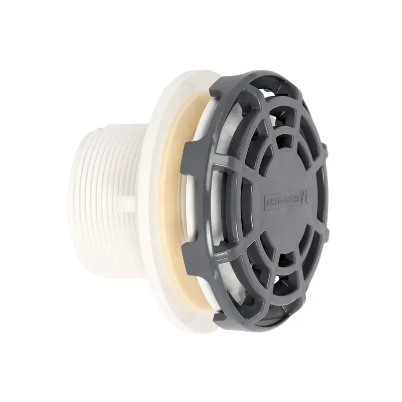 74121CL144 | Duza aspiratie-retur perete (zona adanca) prefabricate 2" ABS gri antracit