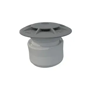 22353CL129 | Duza retur ajustabila podea articulata liner d.75  ABS gri deschis