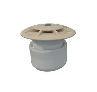 22353CL090 | Duza retur ajustabila podea articulata liner d.75  ABS bej